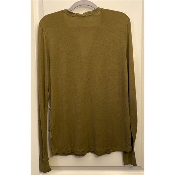 Young Fabulous & Broke Women Green Long Sleeve T-Shirt Sz Medium - Picture 5 of 7